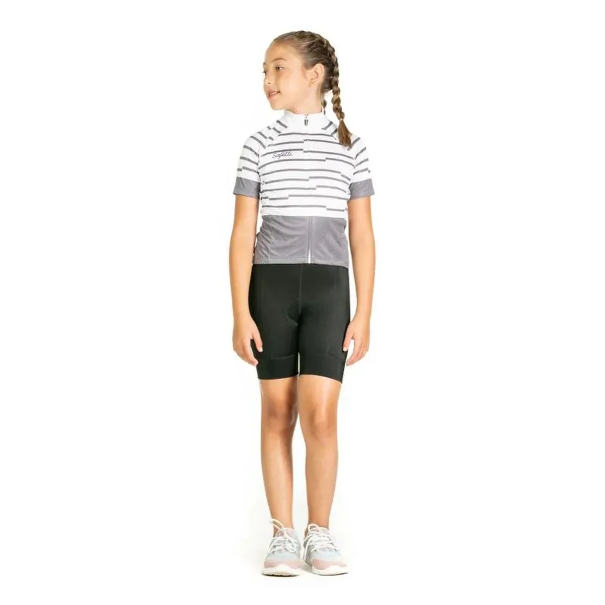 Camiseta Casual M/C Safetti Spaziale Junior Gris - Imagen 2