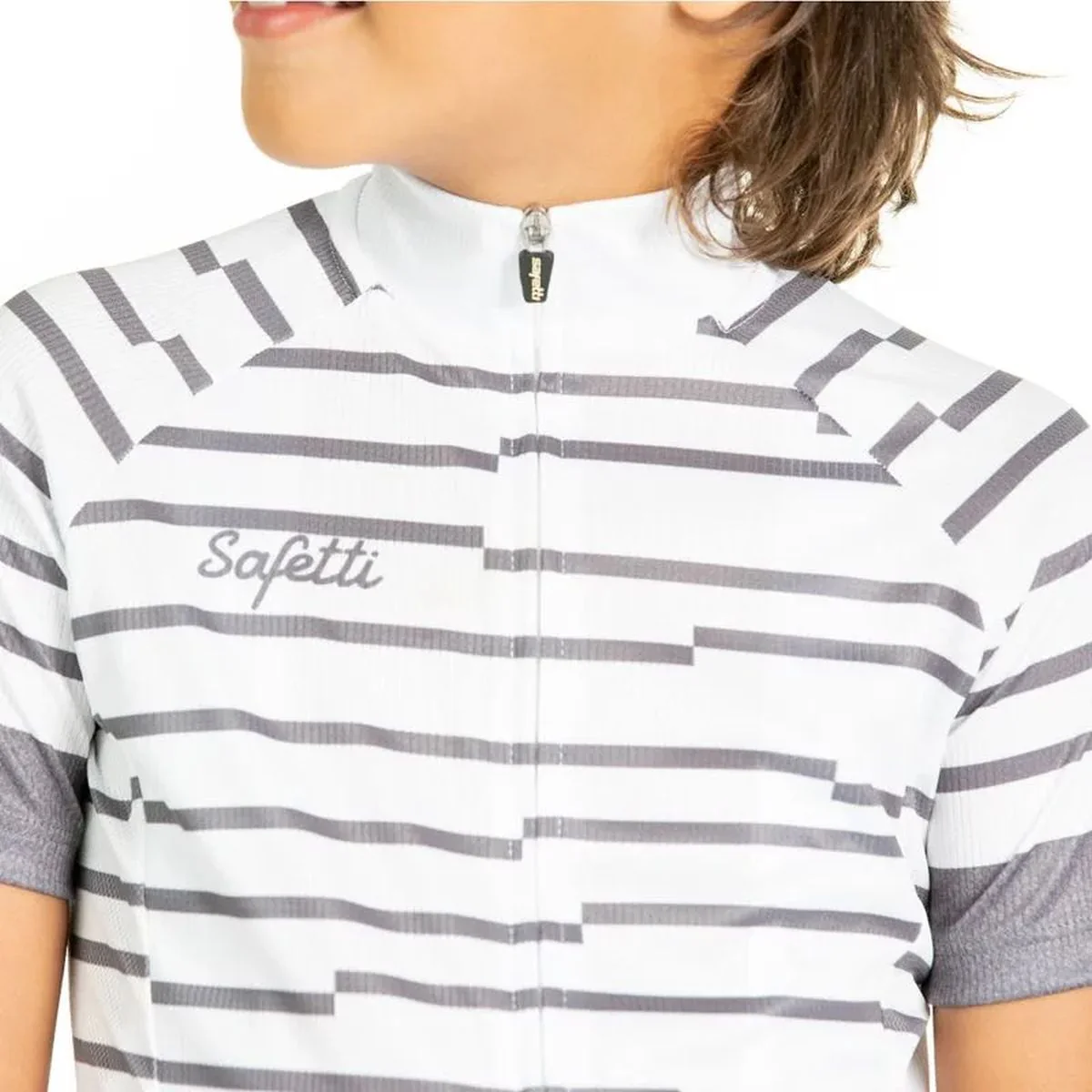 Camiseta Casual M/C Safetti Spaziale Junior Gris - Imagen 7