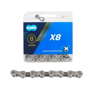 Cadenilla kmc 1/2 x3/32 X8 CROMADO 8 velocidades