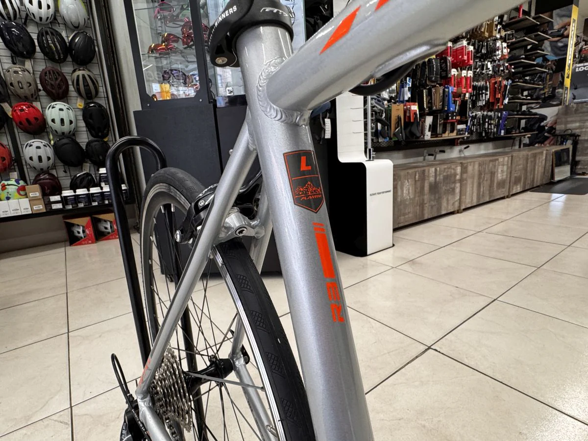 Bicicleta Ruta GW Flamma Grupo Sora 9 vel Gris/Naranja - Imagen 8