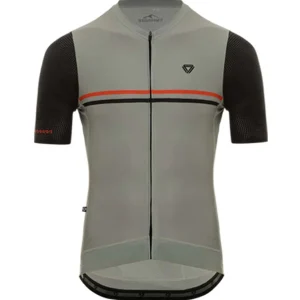 Jersey Ciclismo M/C Hombre GW Gris Cereza