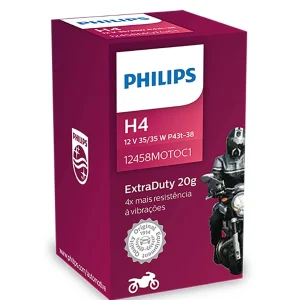 Bombilla Front Moto Philips H4 ED 12V 35/35W Amarilla PQX10