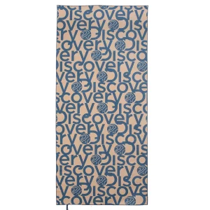 Toalla Microfibra grande Gris - Beige Discovery (90 x 200)