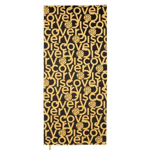 Toalla Microfibra grande Amarillo - Negro Discovery (90 x 200)