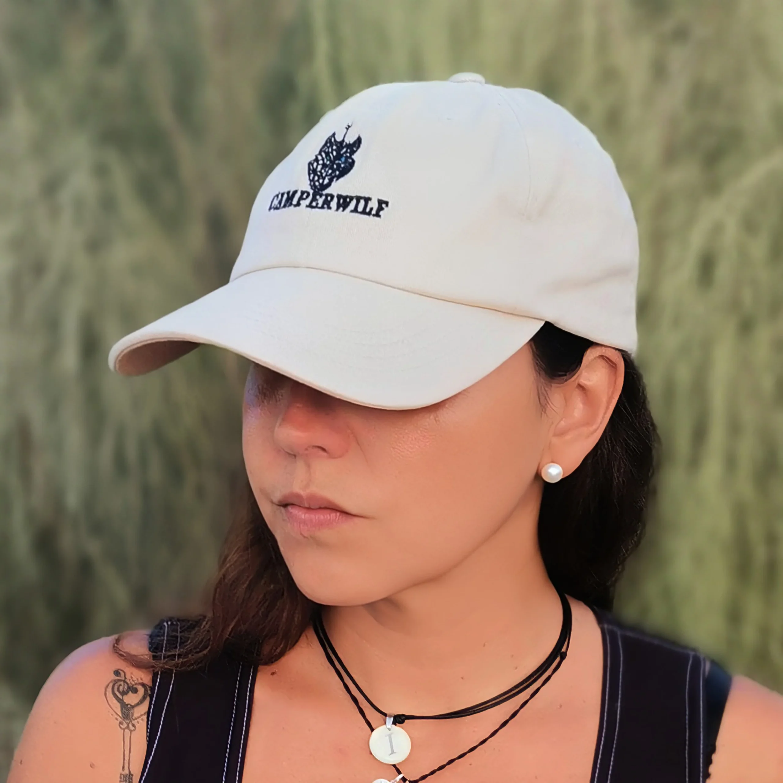 Gorra Camperwilf® – Baseball Logo Negro (5 Colores) - Imagen 2