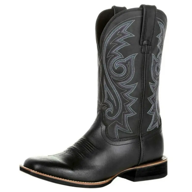 Botas Camperas Hombre Negras - Imagen 2
