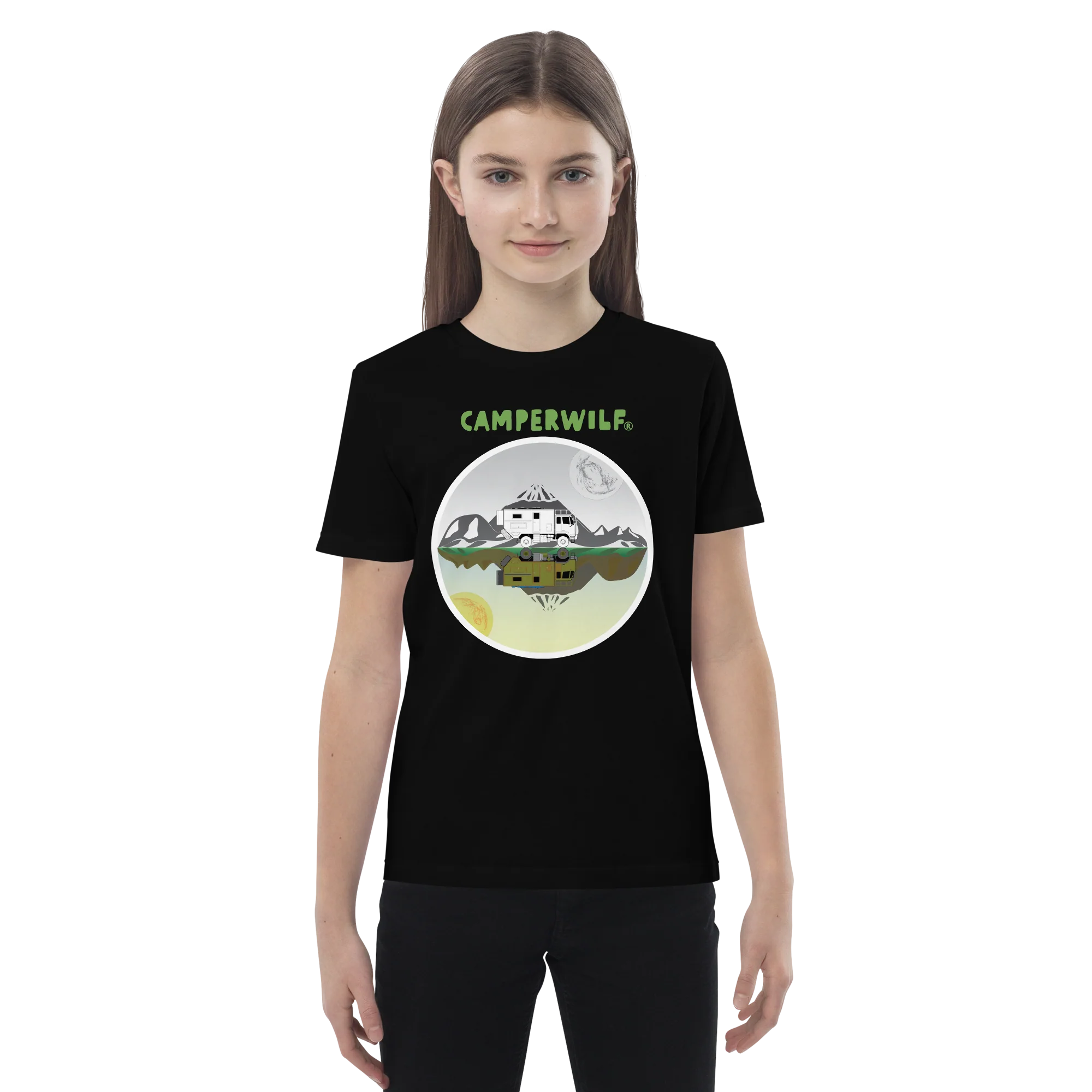 Camiseta Camperwilf® – Niño, Espejo - Imagen 6