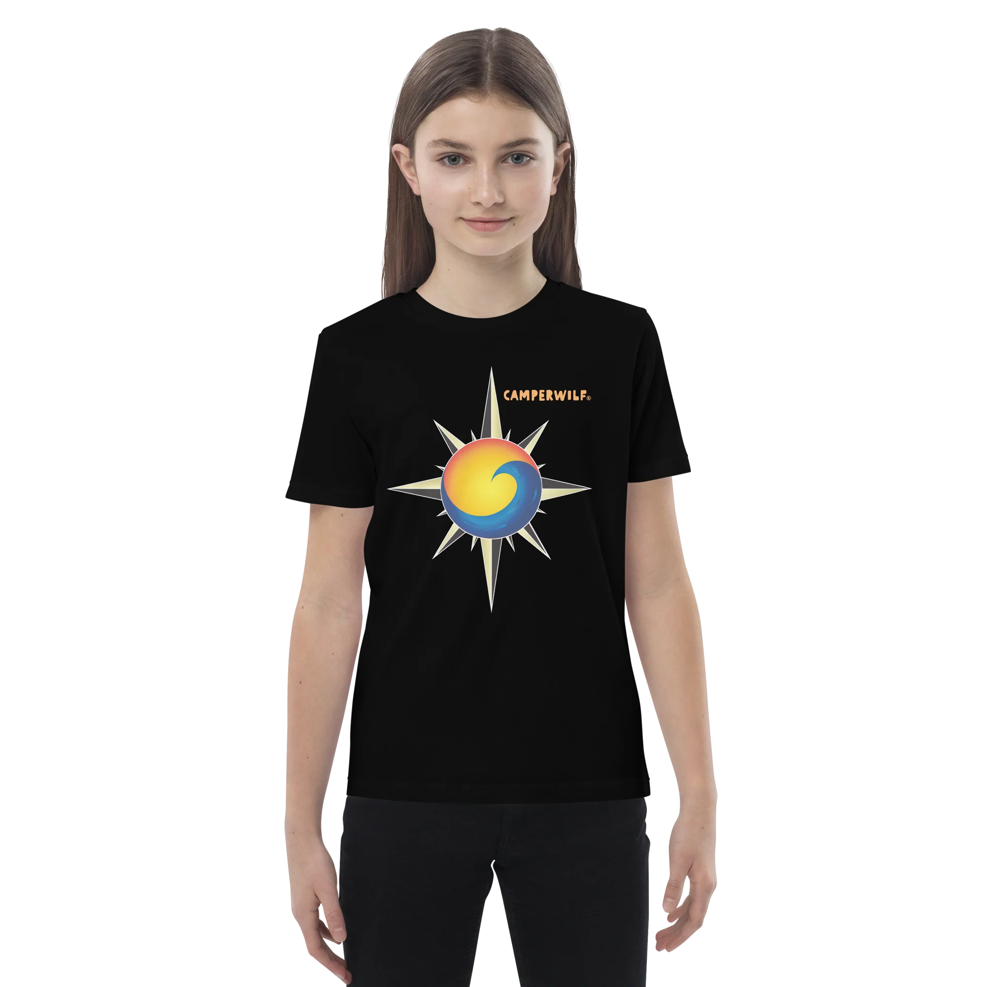 Camiseta Niño Camperwilf® – Viento, Sol y Mar