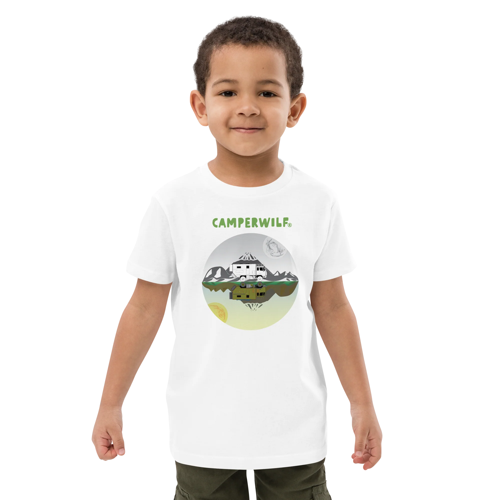 Camiseta Camperwilf® – Niño, Espejo