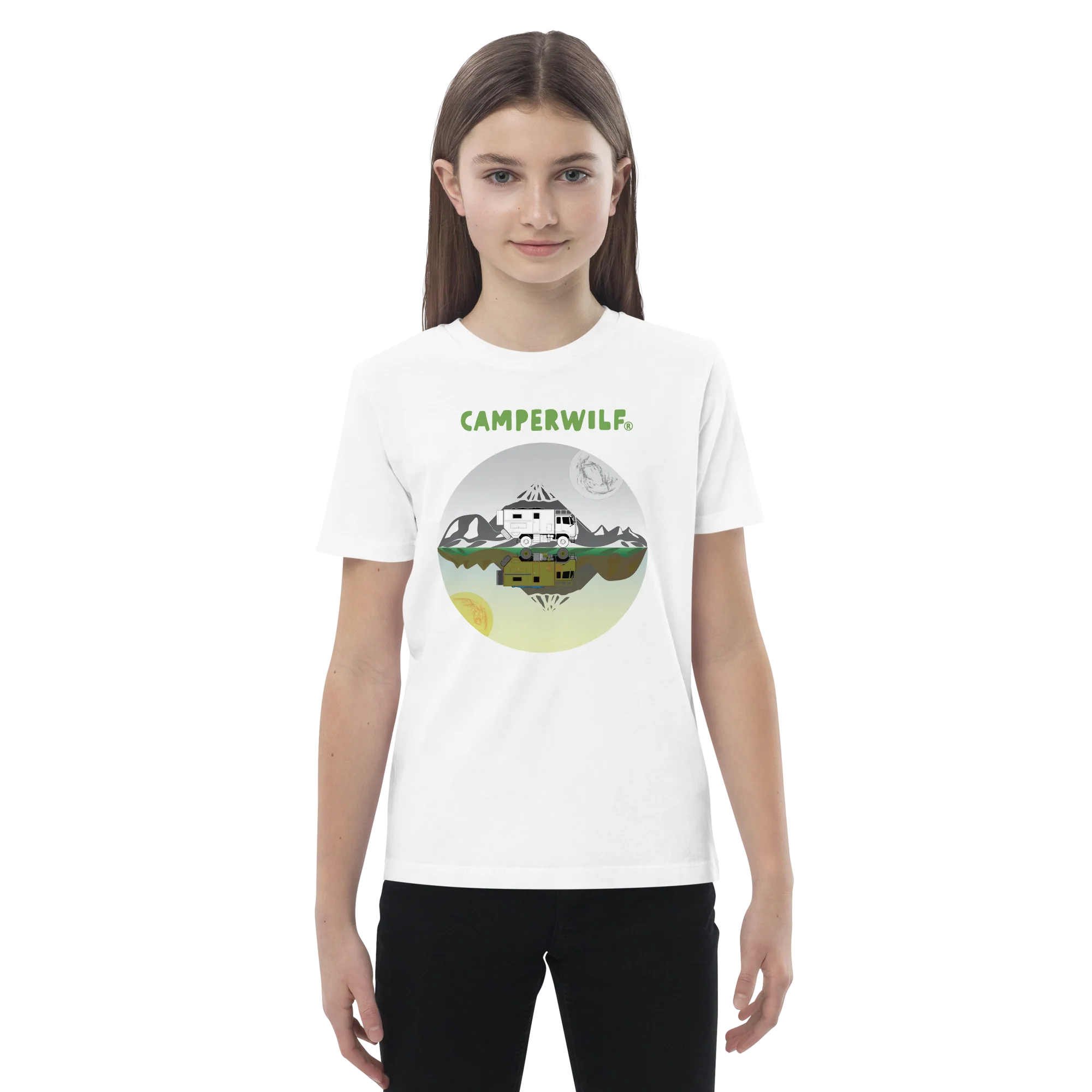 Camiseta Camperwilf® – Niño, Espejo - Imagen 3