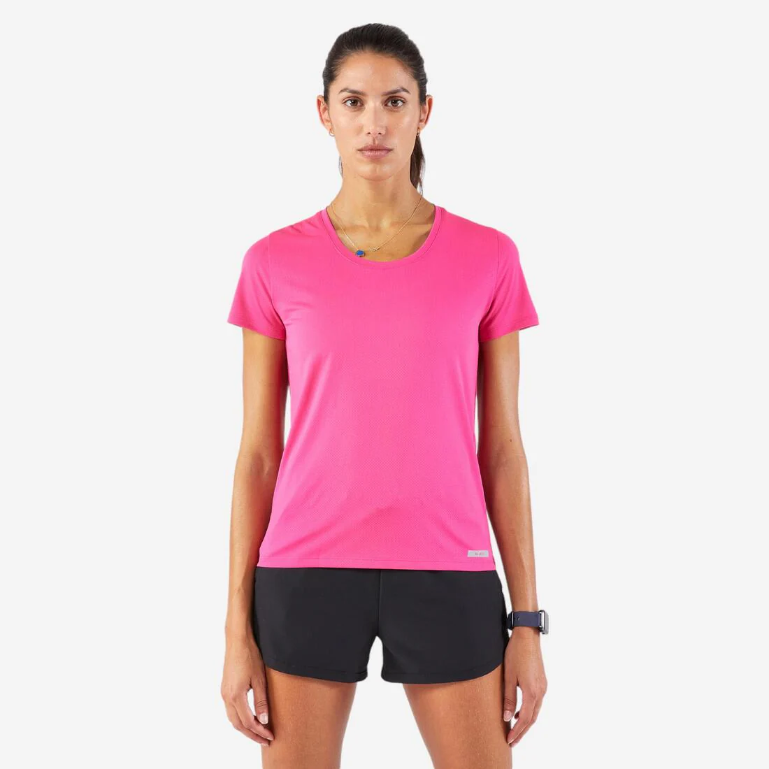 Playera de running transpirable para mujer Kiprun Run 100 - Imagen 2