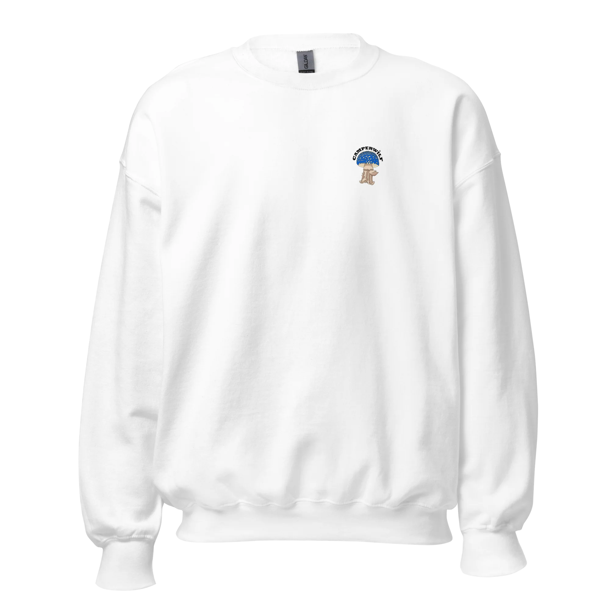 Sudadera Camperwilf® – Setita Azul Unisex (Color Blanco)