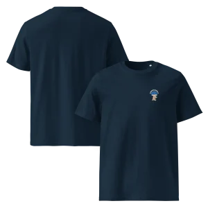 Camiseta Orgánica Camperwilf® – Setita Azul (Color Azul Navy)
