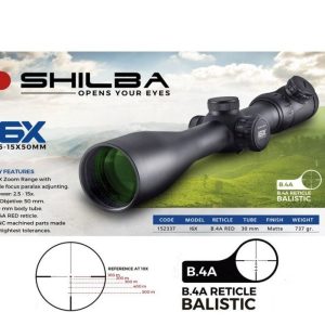 Shilba I6X  2.5-15×50 B4A Balistic